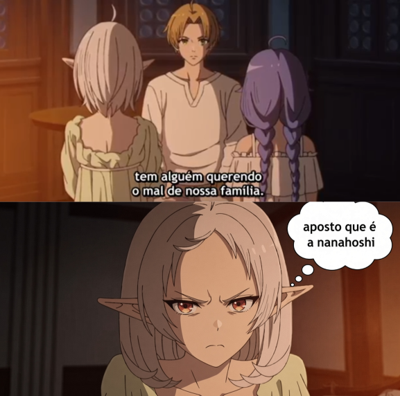 nightshaderin's tweet photo. Aposto que quando o rudeus falou que tinha alguém querendo mal da família deles a Sylphie deve ter pensado que era a Nanahoshi.
🤣🤣🤣🤣🤣 https://t.co/uW9dKib4aY