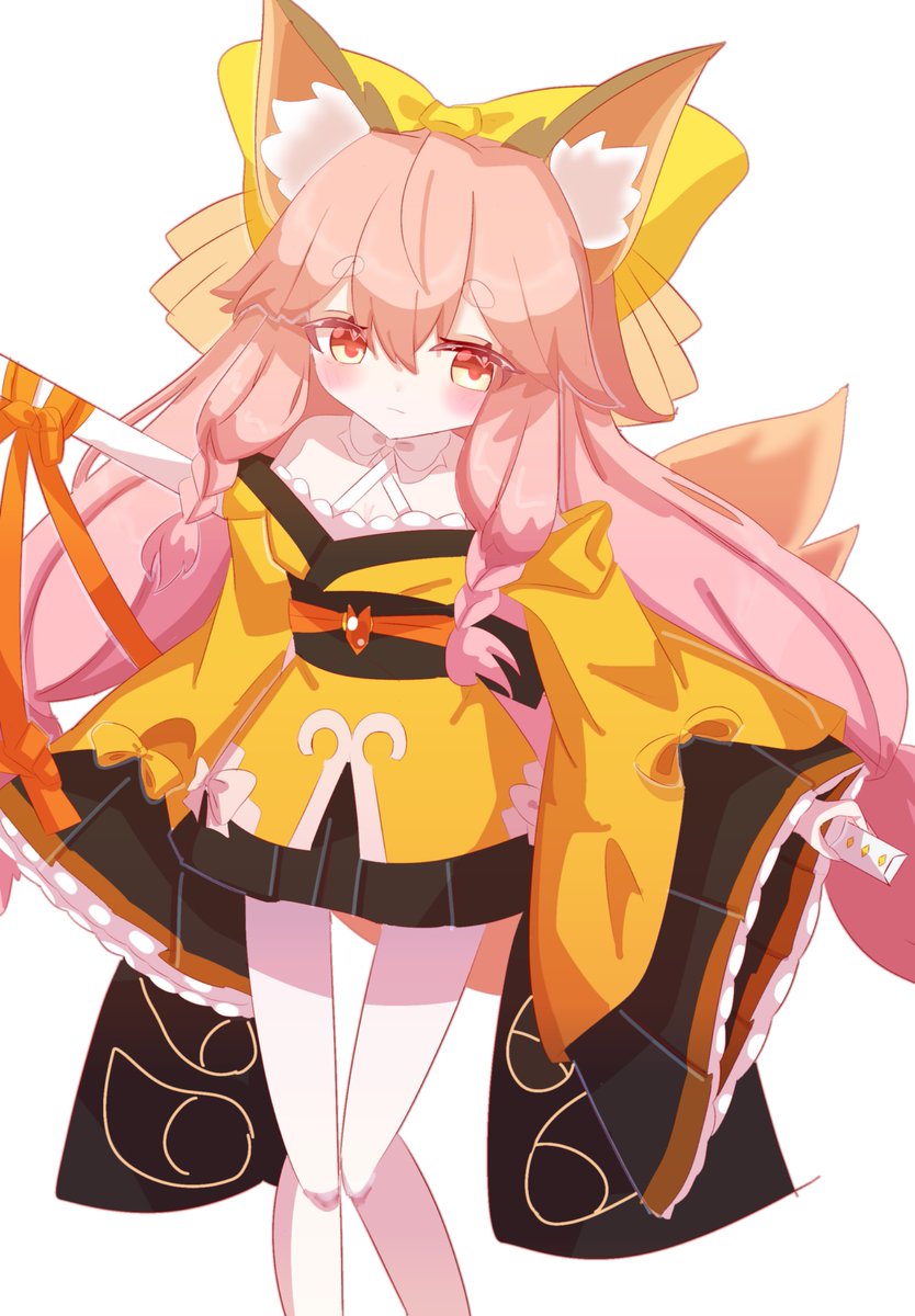 Noiwa_oekaki's tweet photo. タマモアリア可愛い…アニメではクルクル回ってたけど実際抜刀できるのかな… https://t.co/i1KVyqtcdV