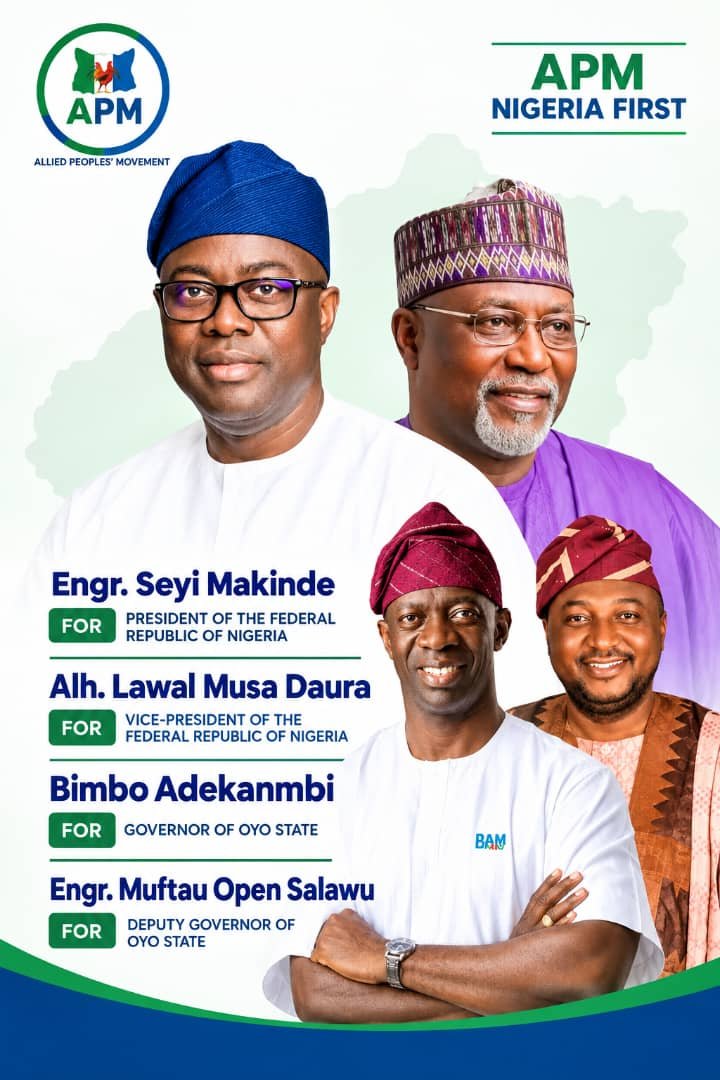 OOlusore's tweet photo. APM is the Party to RESET NIGERIA.

Join the Winning Team. https://t.co/fHAHPhwLBw