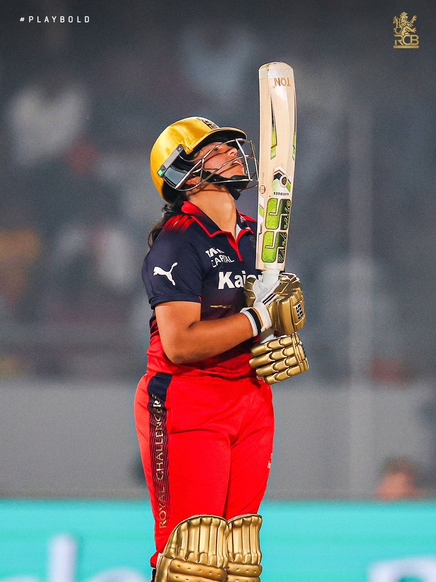 RCBTweets's tweet photo. #CricketWorldCup winner 🌏 
2️⃣-time #WPL champion 🏆🏆
Asian Games🥇medalist (x2️⃣ again) ✨
… and the one you want at the crease when the game's on the line. 😮‍💨💥

Here's to more finishing acts in the RCB threads and the Indian blue. Happy birthday, Richa Ghosh! 🎂❤️

#PlayBold #ನಮ್ಮRCB