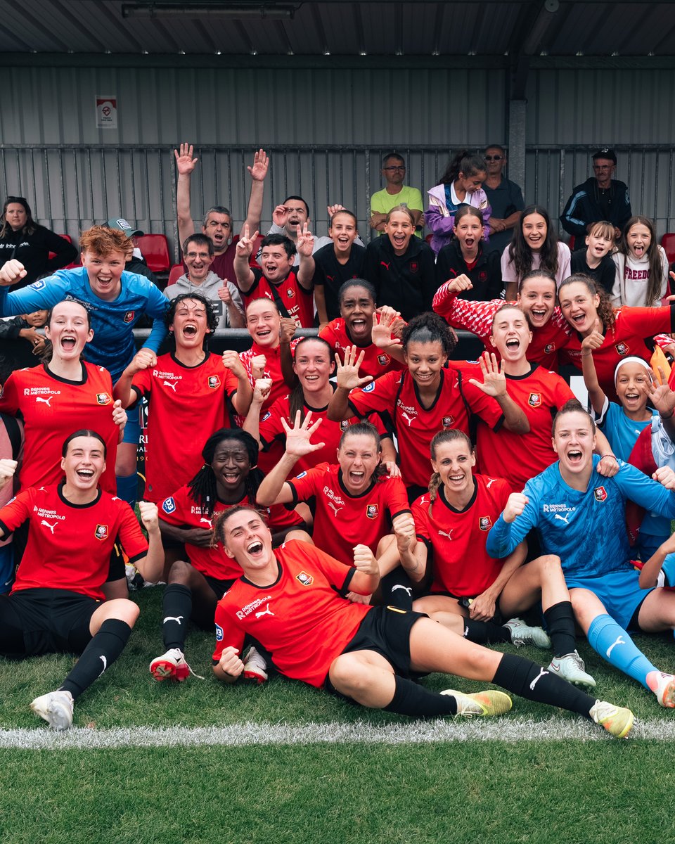 staderennais's tweet photo. Succès 𝗥𝗘𝗡𝗩𝗘𝗥𝗦𝗔𝗡𝗧 🔥

Menée 4 à 0 à vingt minutes du terme, l’équipe féminine Rouge et Noir s’est finalement imposée 5-4 face à Caen 🤯

𝟯/𝟯, la série continue 🔝 https://t.co/J79MPmc8yZ