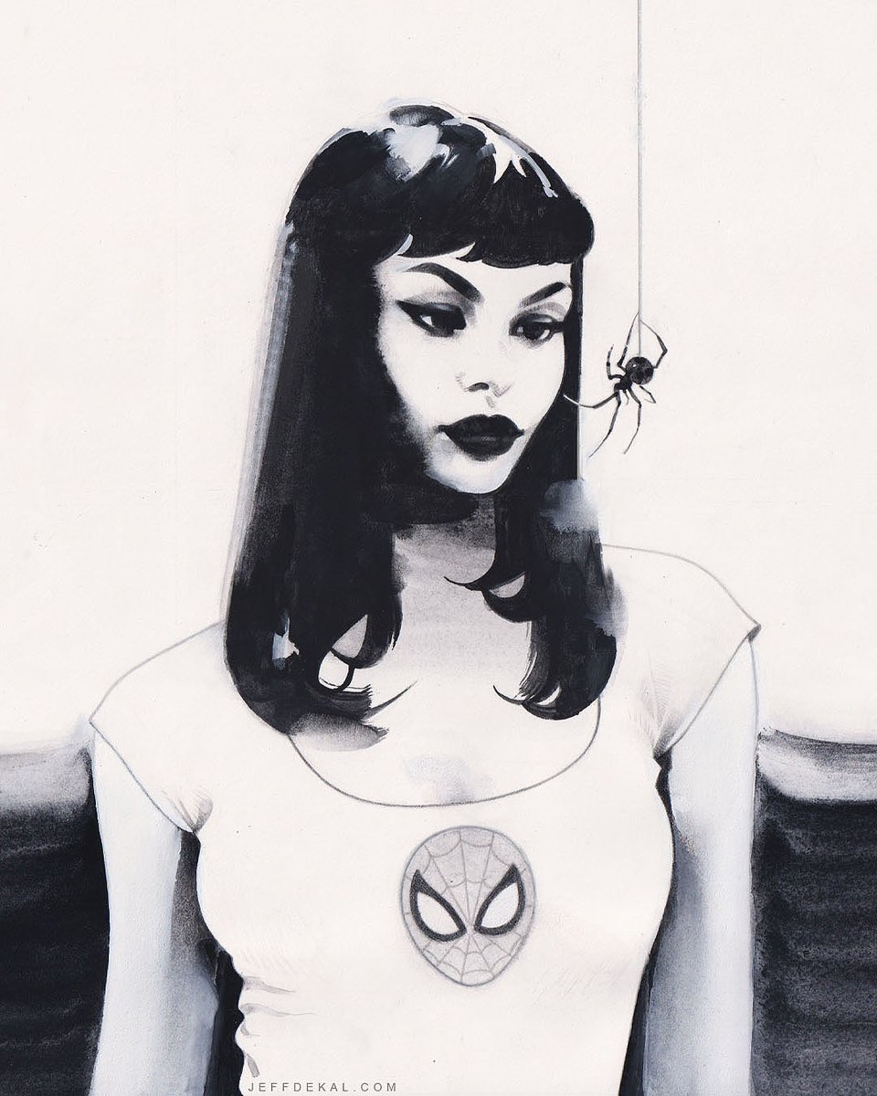jeffdekal's tweet photo. Mary Jane commission. My table for NYCC is B44 and I will be sitting with Mirage Comics during Lucca https://t.co/y1UmSTm6pQ
