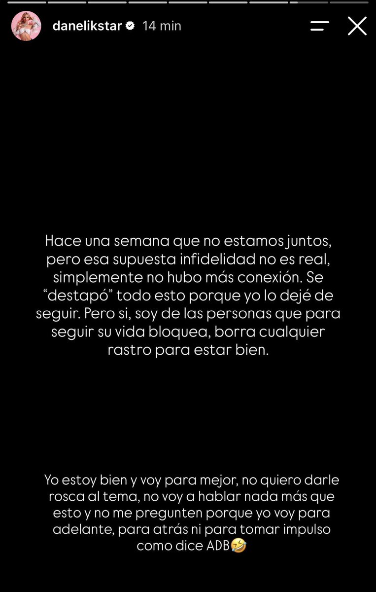 fedeebongiorno's tweet photo. 💔 Danelik de #GranHermano confirmó su separación de Brian Sarmiento: 

“Simplemente no hubo más conexión” https://t.co/wf1aNn8gCn