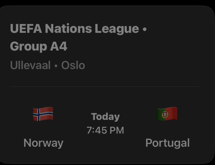 Dozzy225's tweet photo. 🇳🇴 NORWAY 🆚 PORTUGAL 🇵🇹

IT’S KICKOFF! 🔥🔥

Haaland vs Ronaldo.
Norway vs Portugal.
No excuses. No hiding. 😭😂

Who’s taking this one tonight? 👀

NORWAY or PORTUGAL? 🇳🇴🇵🇹 https://t.co/5BhbUEB5Ix