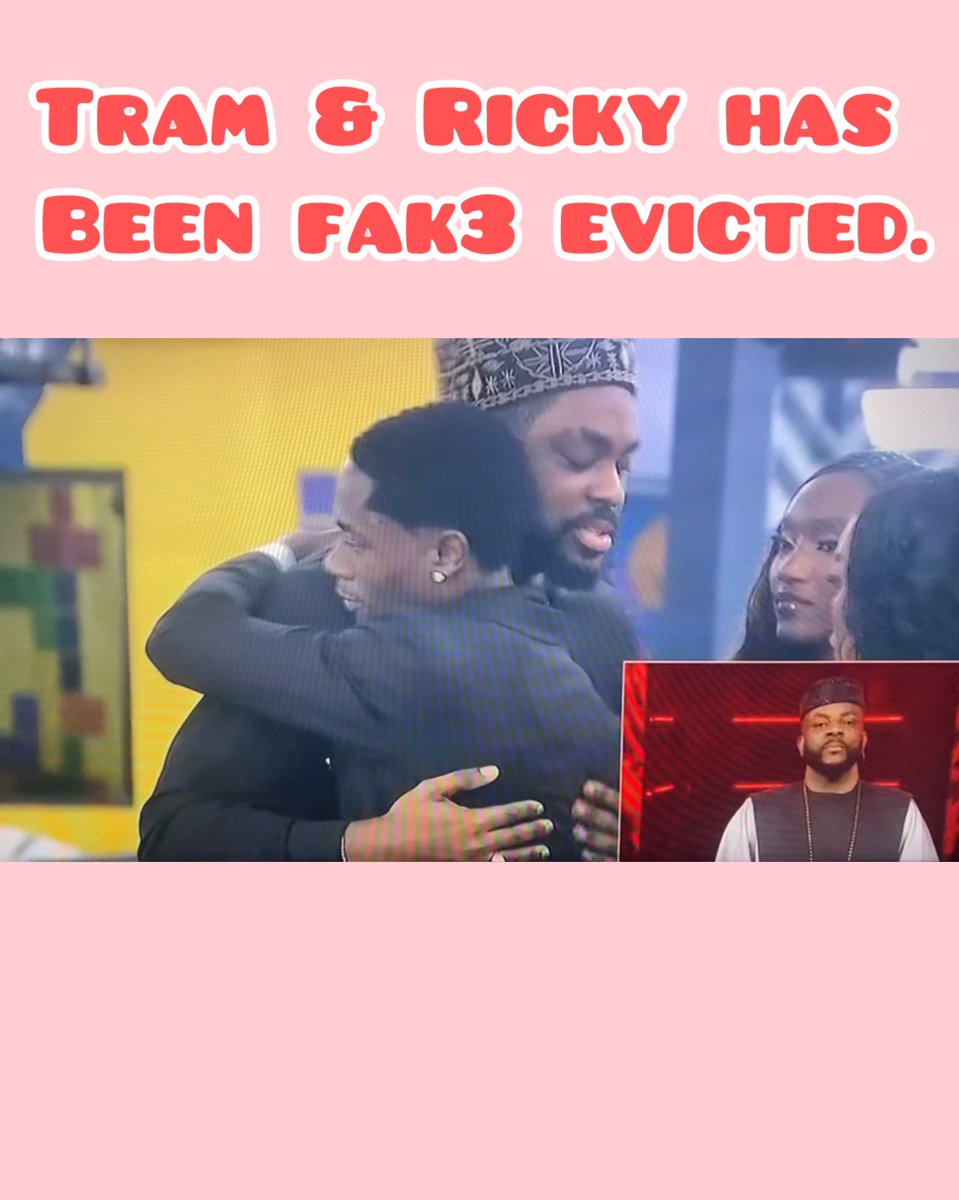 akprokohub's tweet photo. Big Brother has fak3 evicted Tram and Ricky from the big brother house. Big brother is cooking something 😂 

#BBNaija https://t.co/NmIPJTCLR1