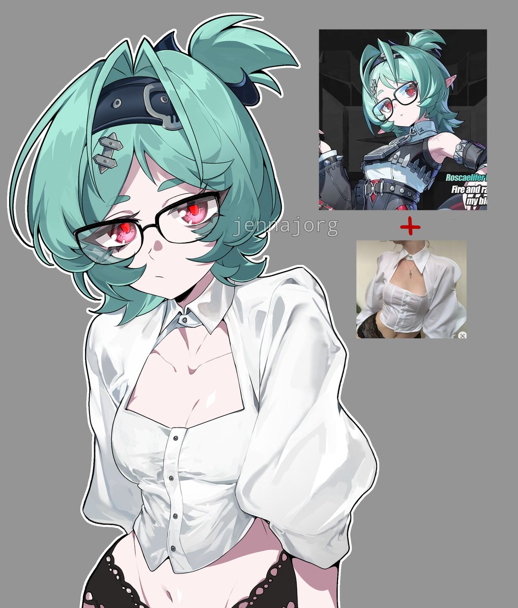 Jonjorg121053's tweet photo. Roxy but glasses vers
#ZZZㅤ #zzzeroㅤ 
#ZenlessZoneZero‌ #ZZZeroart #Roxy https://t.co/eWOM9VM3kr