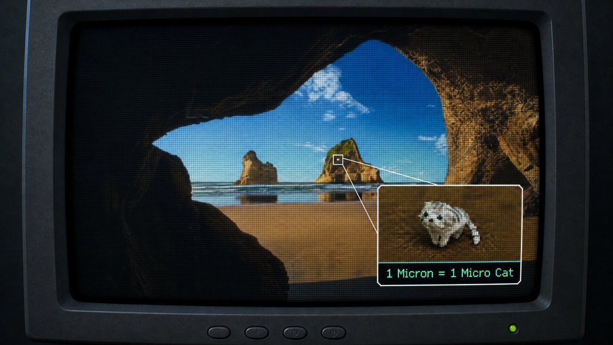 micat_mu's tweet photo. 1 micron = 1 micro cat https://t.co/aqzIdMZPvj