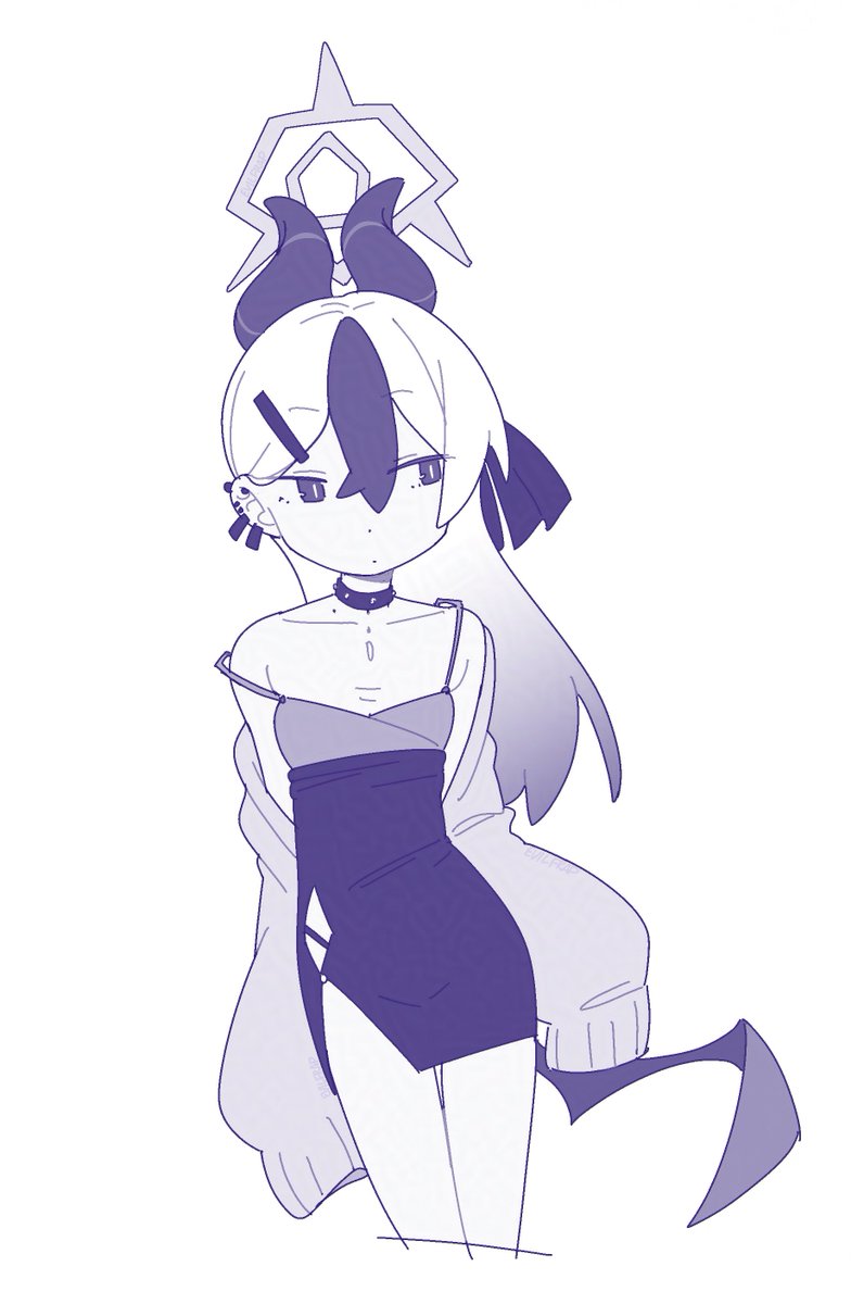 evilfrap's tweet photo. Kayoko doodle https://t.co/WCMeMxuRwk
