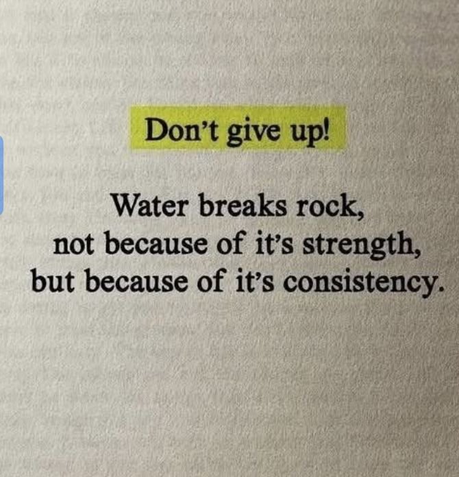 MansBible_'s tweet photo. Don't give up.

Be consistent. https://t.co/sZmRPEIzcm