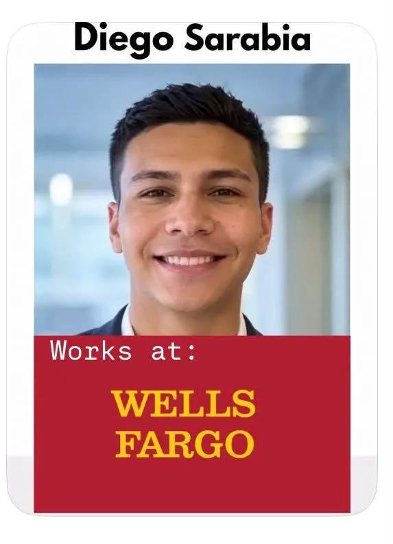 TheStripesGirl's tweet photo. "How are the women who work with Diego Sarabia at Wells Fargo supposed to feel safe knowing he’s a rapist? And not just any old rapist, but a 7-hour long gang rapist"?
Sarabia is one of the Cornell University hang rapists.

#Anonymous
#AnonCrimeWatch https://t.co/xjGfV8d7mz
