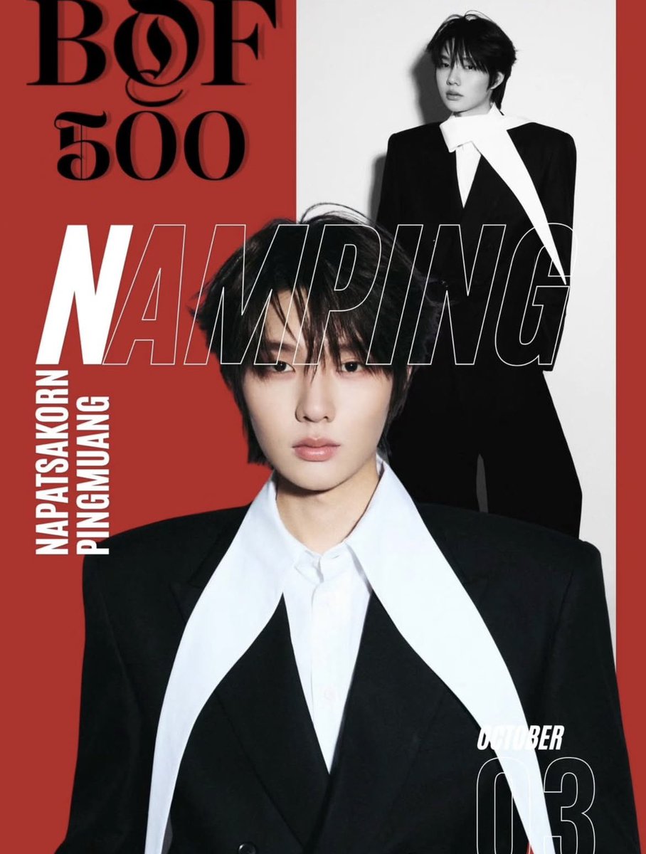Ployanida's tweet photo. Goosebumps everywhere! Keng Harit and Namping Napatsakorn confidently accept a prestigious invitation to the BoF 500 Gala.👏🏻

#BoF500 #BoF #PFW #nampingster @bof  @nampingster https://t.co/lYckyFJeHN