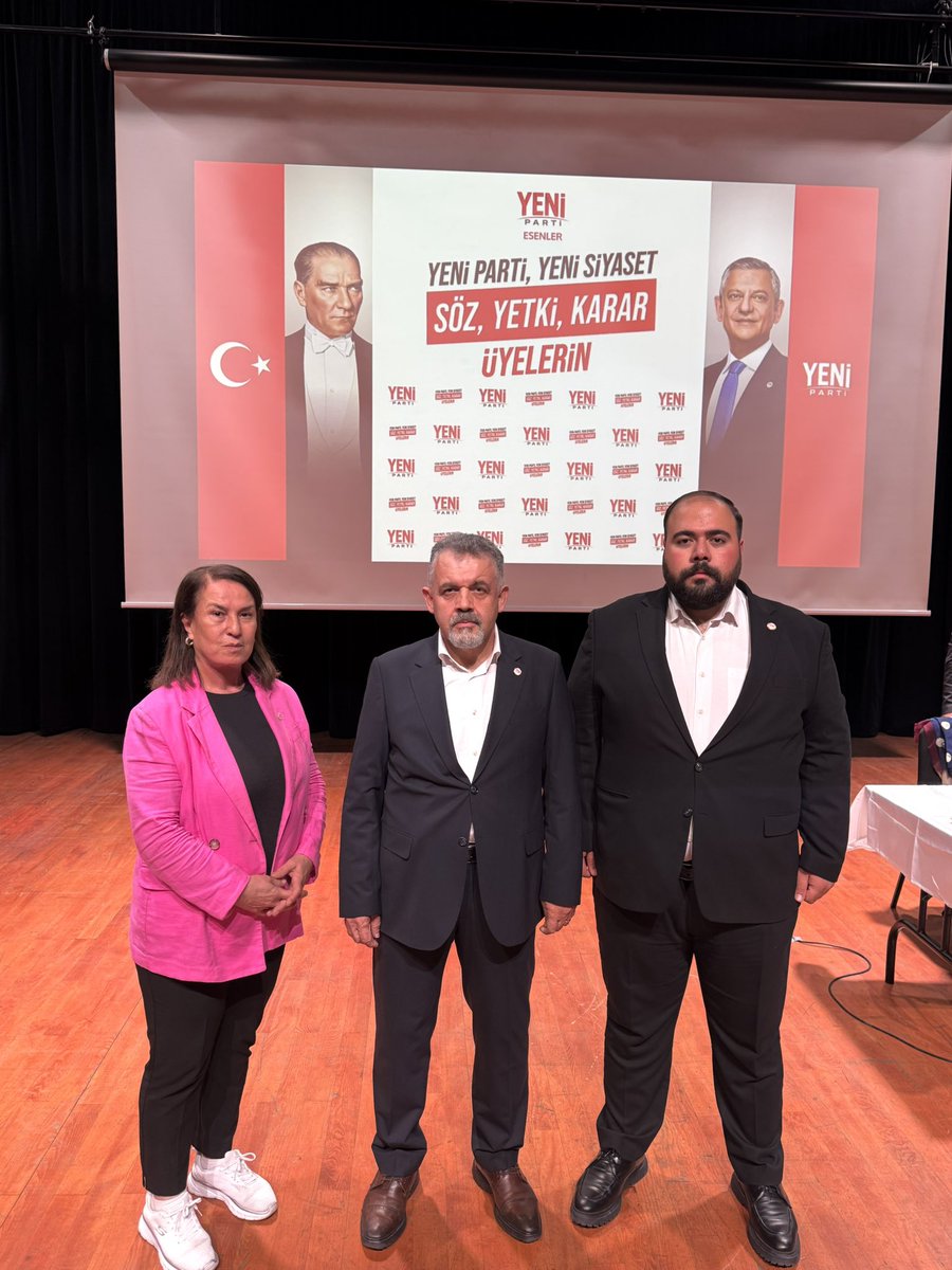 yenigencesenler's tweet photo. YENİ Parti’de söz de karar da yetki de üyelerimizin!
Bugün Esenler’de gerçekleştirdiğimiz ön seçimde, üyelerimizin oylarıyla kurucu İlçe Başkanımız Aytekin Ayar’ı tekrardan ilçe başkanlığı görevine hep birlikte seçtik.
Genel Başkanımız Sayın Özgür Özel’in liderliğinde, birlik ve dayanışma içinde iktidar yürüyüşümüzü kararlılıkla sürdürüyoruz.
Bu süreçte emeği geçen tüm örgütümüze ve yol arkadaşlarımıza yürekten teşekkür ediyoruz.
Partimize, Esenler’imize ve ülkemize hayırlı olsun!