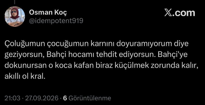 Muallimrs's tweet photo. Şimdi de Tayfun hocanın hesabını şikayet etmişler. Üstelik tehdit eden de kendileri. Hoca hesabı normale dönene kadar bunları paylaşmamı rica etti. https://t.co/deXjo2iwyM