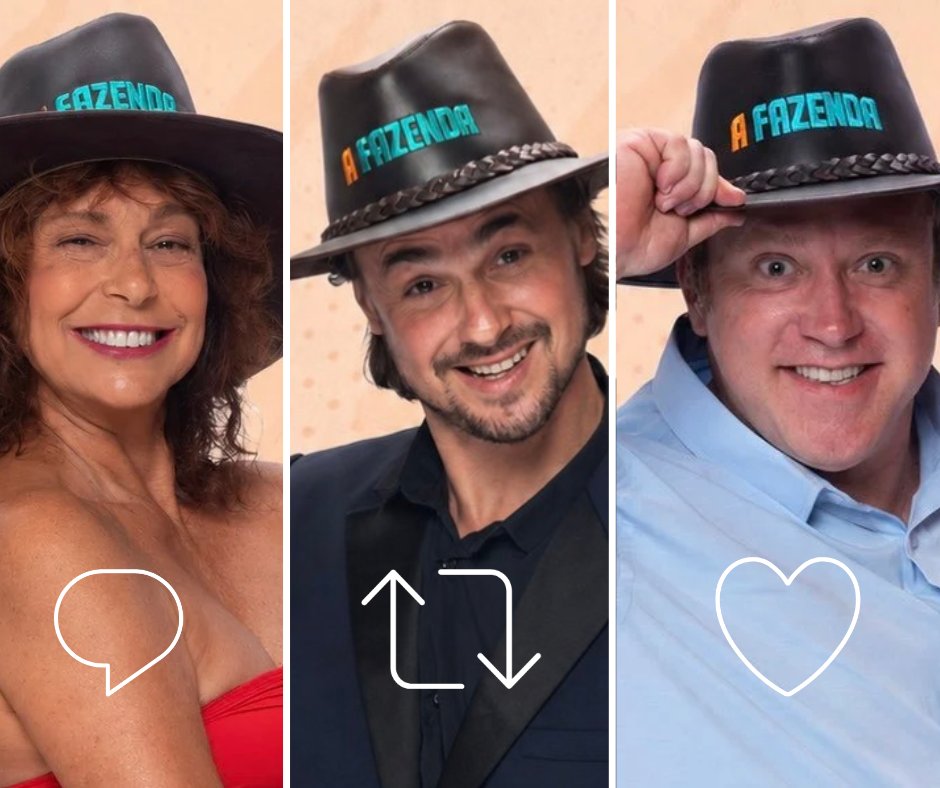 vulgoyochi's tweet photo. QUEM É SEU FAVORITO? #AFazenda18 #AFazenda https://t.co/QOiraKk7il