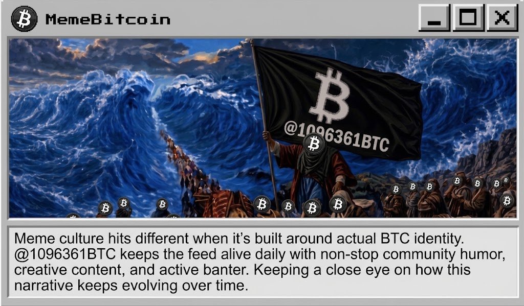 dwarf_model's tweet photo. Meme culture hits different when it's built around actual BTC identity. @1096361BTC keeps the feed alive daily with non-stop community humor, creative content, and active banter!

Keeping a close eye on how this narrative keeps evolving over time! https://t.co/59TyxfztjG