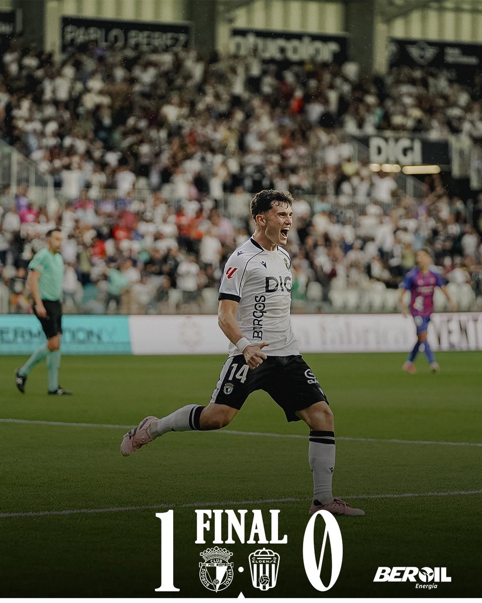 Burgos_CF's tweet photo. 1️⃣- 0️⃣ | 90´⏱️| ¡FINAAAAAL!

¡VAMOS BCF! ¡LOS PUNTOS SE QUEDAN EN EL PLANTÍO! 💪

#BurgosCFCDEldense
#LatidoBlanquinegro https://t.co/rpUpSQe9et
