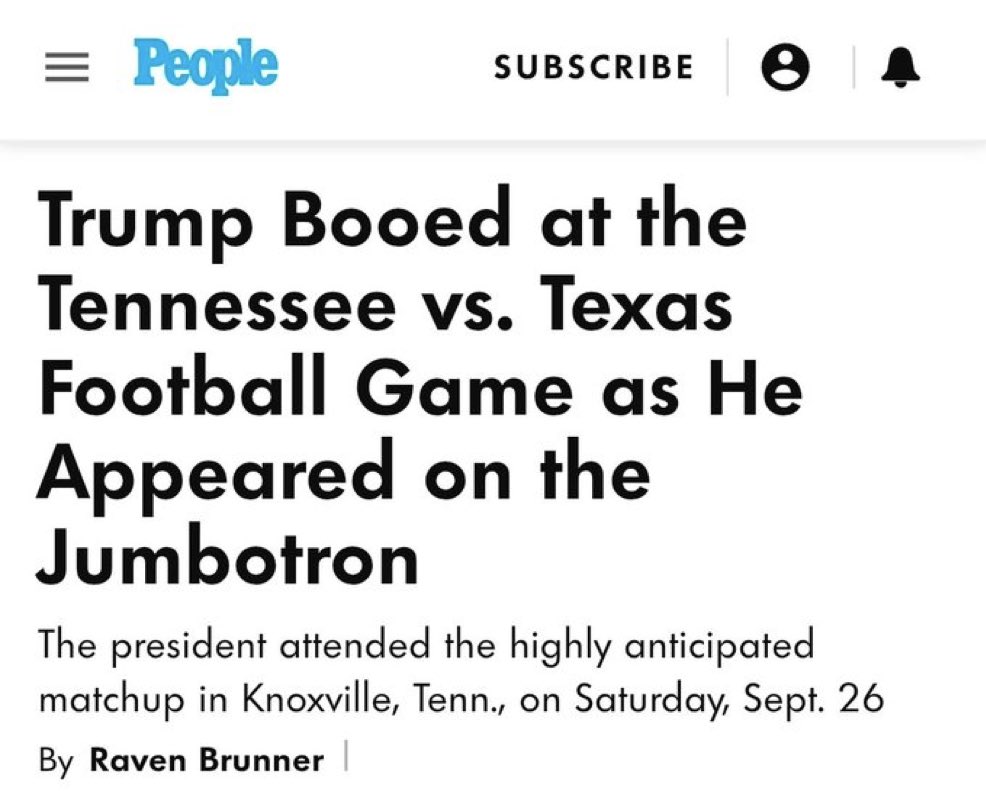 DrunkRepub's tweet photo. I was there. Overwhelming applause and cheers. This is dumb, even for People magazine. https://t.co/CBmKYMI61T