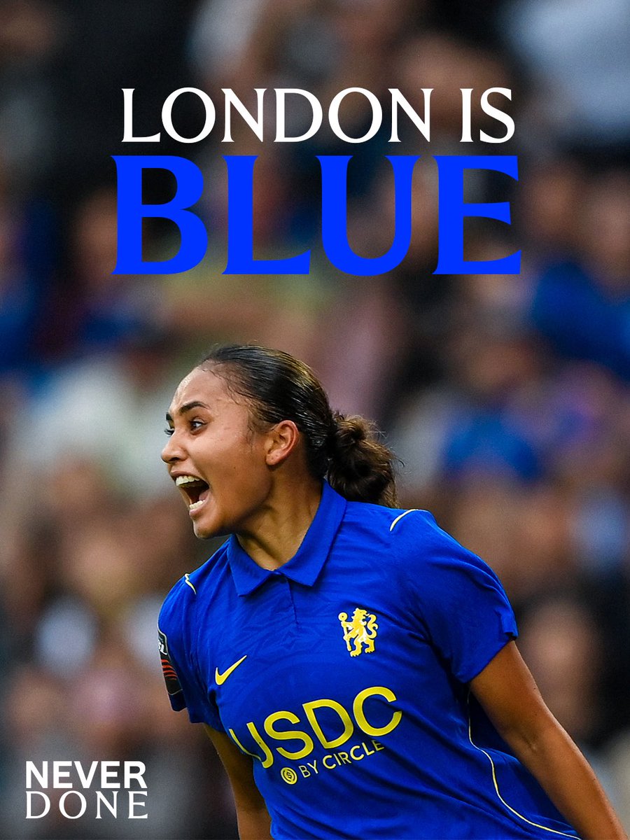 ChelseaFCW's tweet photo. NEVER DONE! 🔵

#CFCW https://t.co/EHO2urQW5b