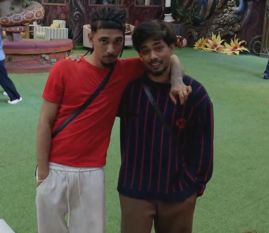 ScoutOP_VenOm's tweet photo. Makers ki Laga diya Dono bhai neh 

Makers Kitna bhi koshis karlo 

Best bond of this Season #YungDsa x #ScoutOP 

Kabhi tootega nahi 🔥 

#BiggBoss20 https://t.co/CFBmyJSmed