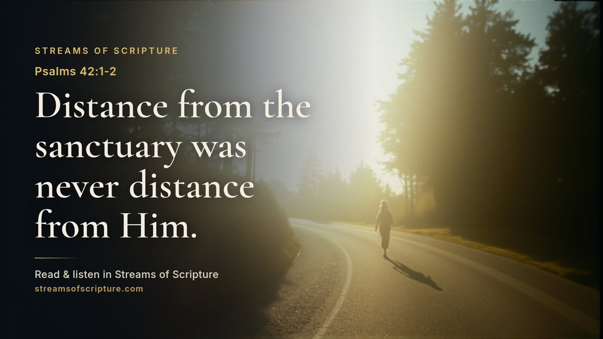 StreamScripture's tweet photo. Why does the psalmist say the soul pants 'for the living God' instead of just 'for God'? In the ancient Near East, surrounding nations worshiped statues understood to house divine presence; the writer distinguishes Israel's God…

Read &amp; listen link below ↓

#Psalms42 #GodsLove https://t.co/6ylxamaiS9