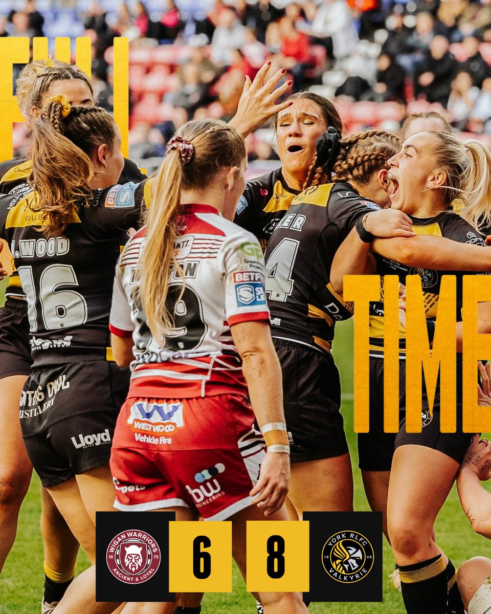 YorkValkyrie's tweet photo. ⚔ 𝙁𝙐𝙇𝙇 𝙏𝙄𝙈𝙀!

THE VALKYRIE ARE BETFRED WOMEN'S SUPER LEAGUE CHAMPIONS 2026!!!

#OurEra | #ThisIsYork ⚔ https://t.co/qRnggwUuRm