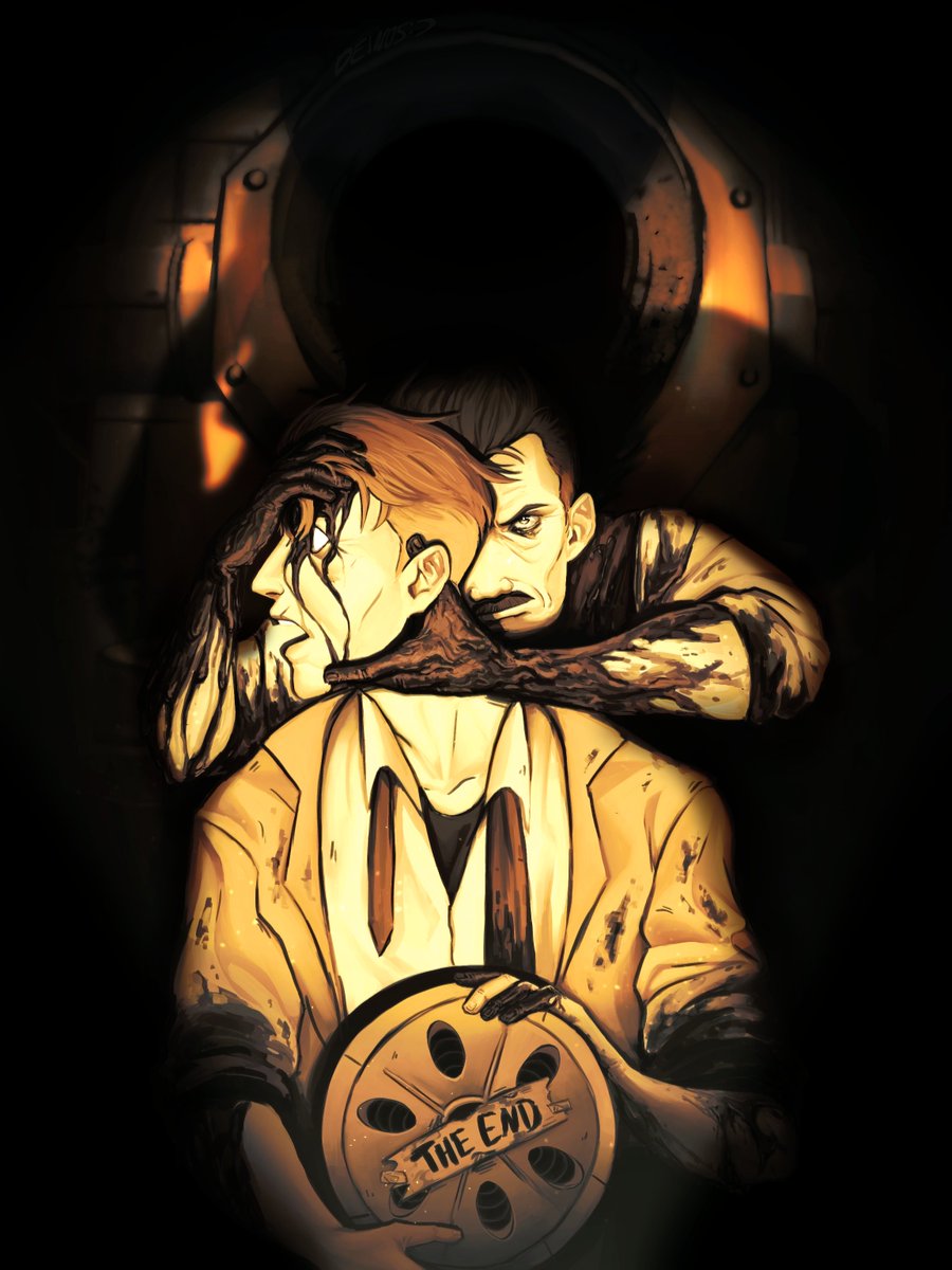 nostalgicno1's tweet photo. whenever i get time i should draw more batim stuff https://t.co/SPnfeuEman