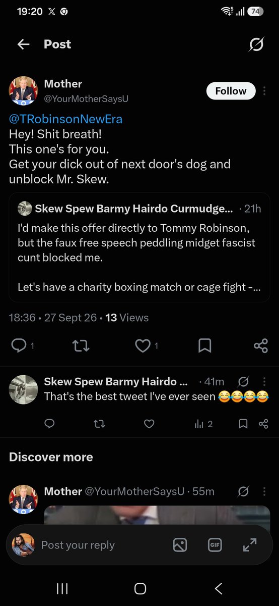 AndyMc2426's tweet photo. @YourMotherSaysU @SkewSmug SAYS THE LEFT WING DICKHEAD ! 🏴󠁧󠁢󠁥󠁮󠁧���🇬🇧 https://t.co/25tEcxJfAT