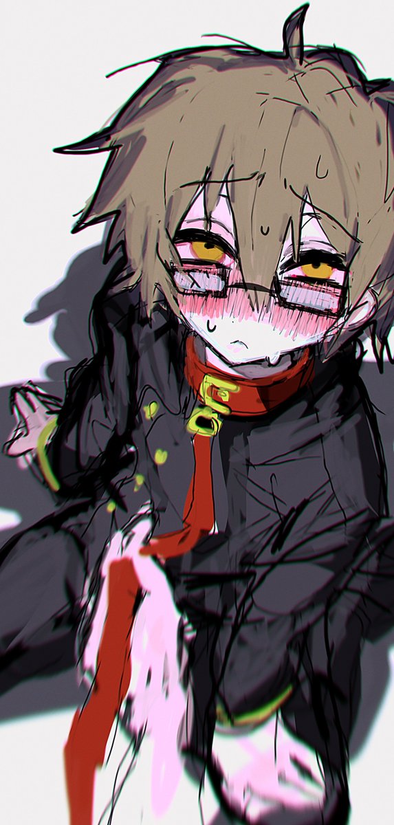 Eliskoxm's tweet photo. #ぎなさんに描いたよ
#ぎなさんごめんなさい
#おすわりわんわん中村樹
user「ほら、早く吠えて？」
　
樹「……わ…わん♡」 https://t.co/D3mWZ52Ost