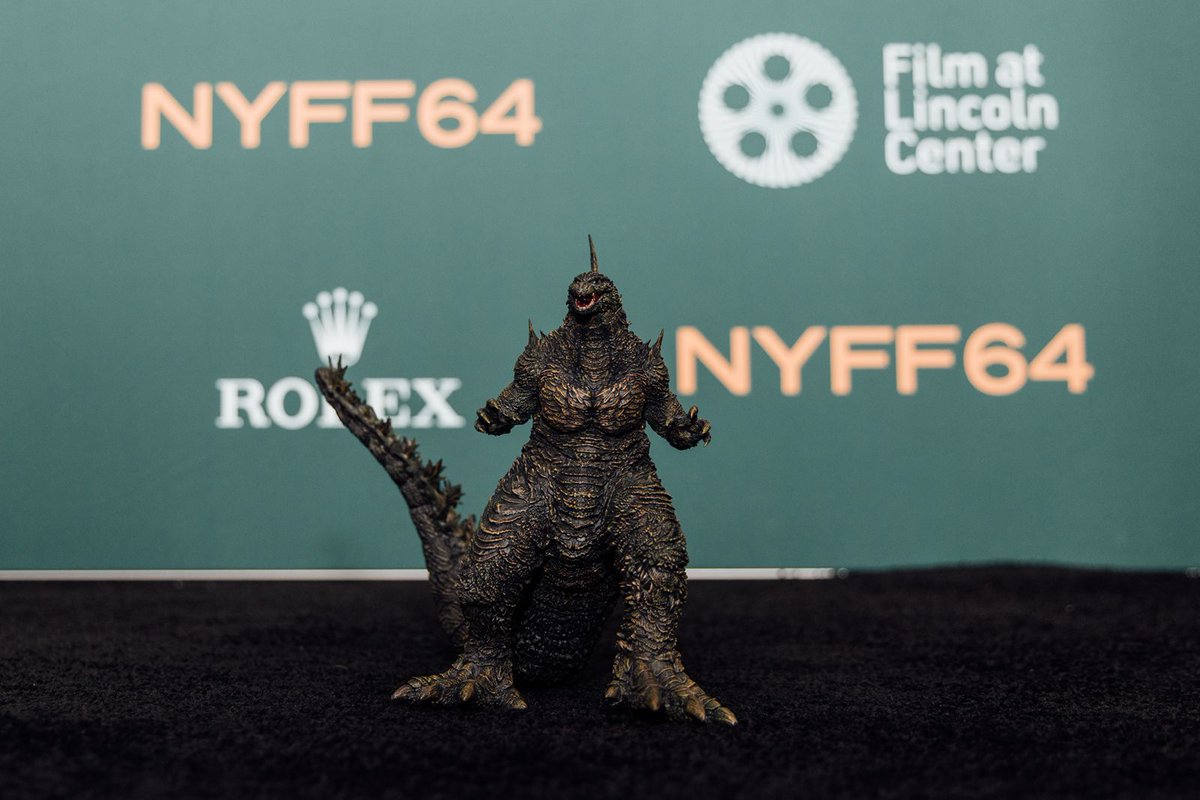 TheNYFF's tweet photo. It was a legendary evening at #NYFF64! 

Thank you to Takashi Yamazaki, Ryunosuke Kamiki, and Minami Hamabe for enthralling our audience with the world premiere of GODZILLA MINUS ZERO. ✨

Limited 🎟️ available for our final screening this Wednesday: https://t.co/YIcX8KJSZw https://t.co/2HXM9Z7i1l