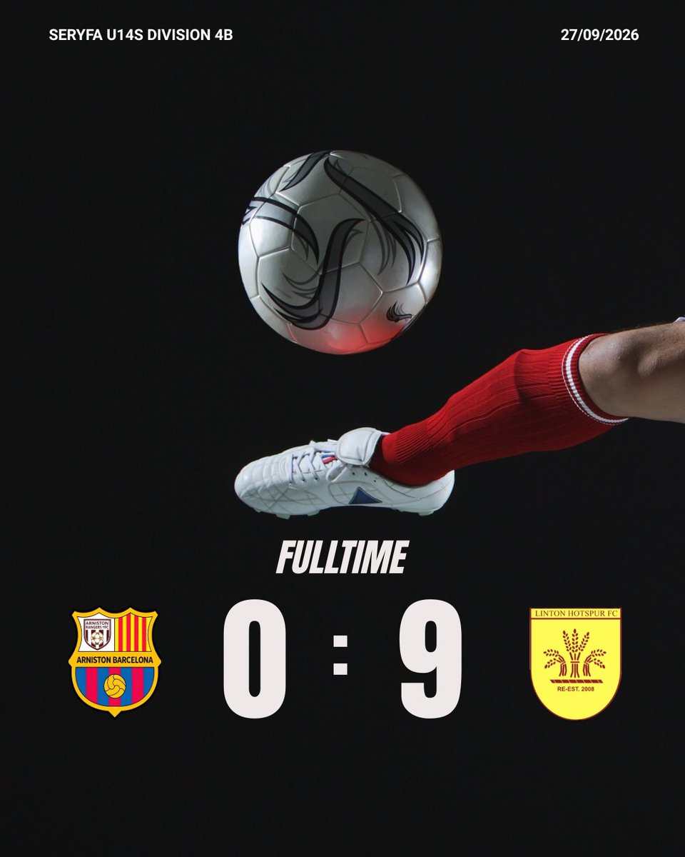 ARYFC13s's tweet photo. A tough game this morning for our Barcelona boys as they lost at home in the league to Linton Hotspur https://t.co/Mz8zFmtAiq