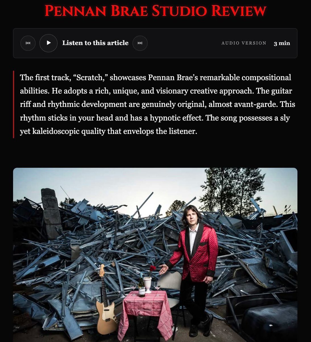 Pennan_Brae's tweet photo. Many thanks to Edgar @edgarallanpoets for the review of the new ‘Studio’ album. The 1970s rock influenced release features drummer Steve Ferrone on 6 tracks with an 80s styled pop song closing out the album:
🔍: https://t.co/ltF9JTzbLc
#albumreview #rockalbum #alternativemusic https://t.co/C0pf0oz1y2
