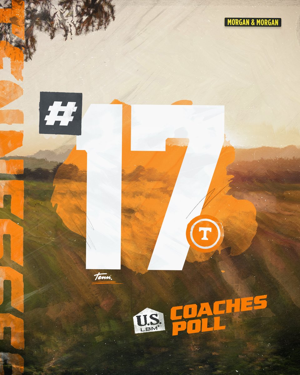 Vol_Football's tweet photo. 17 in both the AP and coaches poll

#GBO 🍊 https://t.co/ca7XHKYEJ7