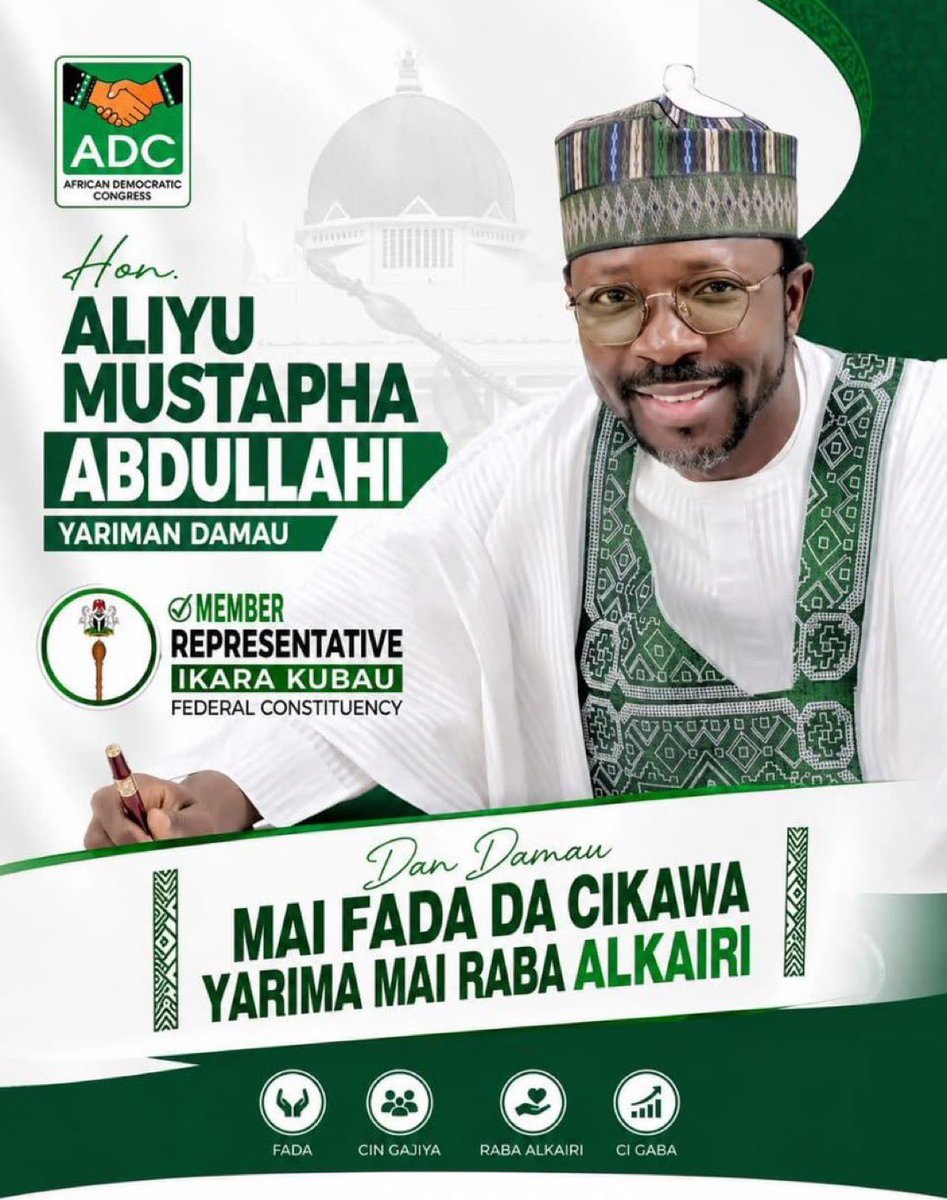 Ahmad_Damau's tweet photo. Jagoran siyasan Ikara/Kubau ✊🏻 Allah ya maimaita mana 🤲🏻🤍 https://t.co/pZTC82x7Cm