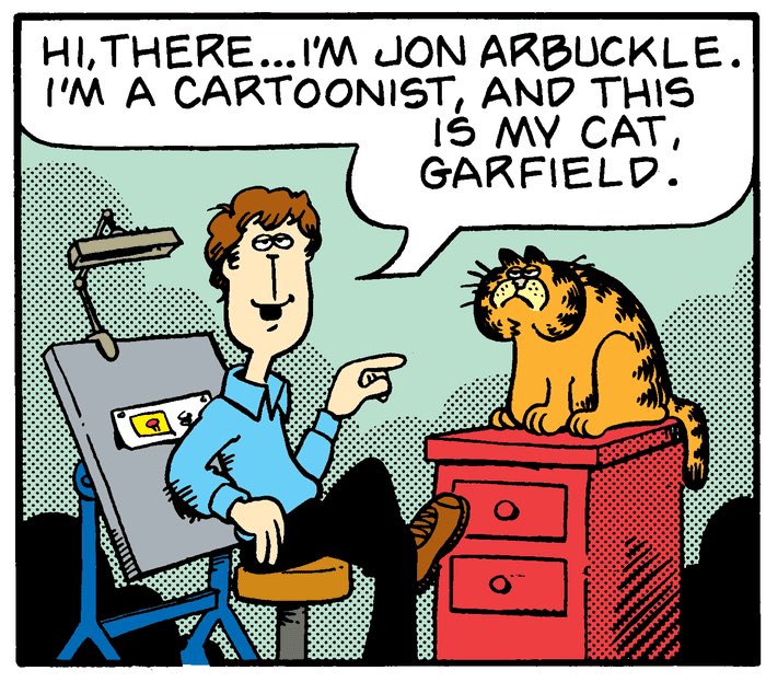joe_applebrook's tweet photo. It’s neat to see how cartoonists sort of simplify their art styles over time as they start to draw characters faster. Garfield is like this https://t.co/mrax03hPbu