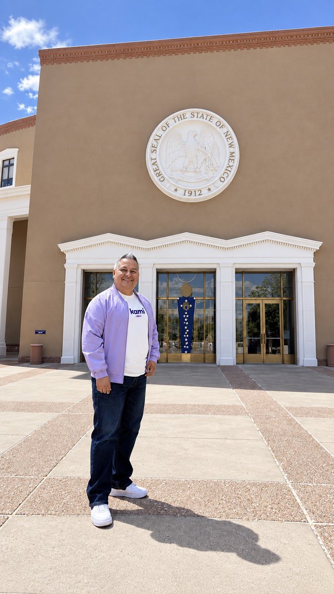 MyEdTechLife's tweet photo. Unmuting classrooms, amplifying student voice. 

Grateful to present at NM UDL Ignite at New Mexico’s State Capitol in Santa Fe, sharing my passion for accessibility and helping every learner participate with @KamiApp!

Stay Techie ✌️ 

#MyEdTechLife #UDL #Kami https://t.co/2SRZQ3JjIh