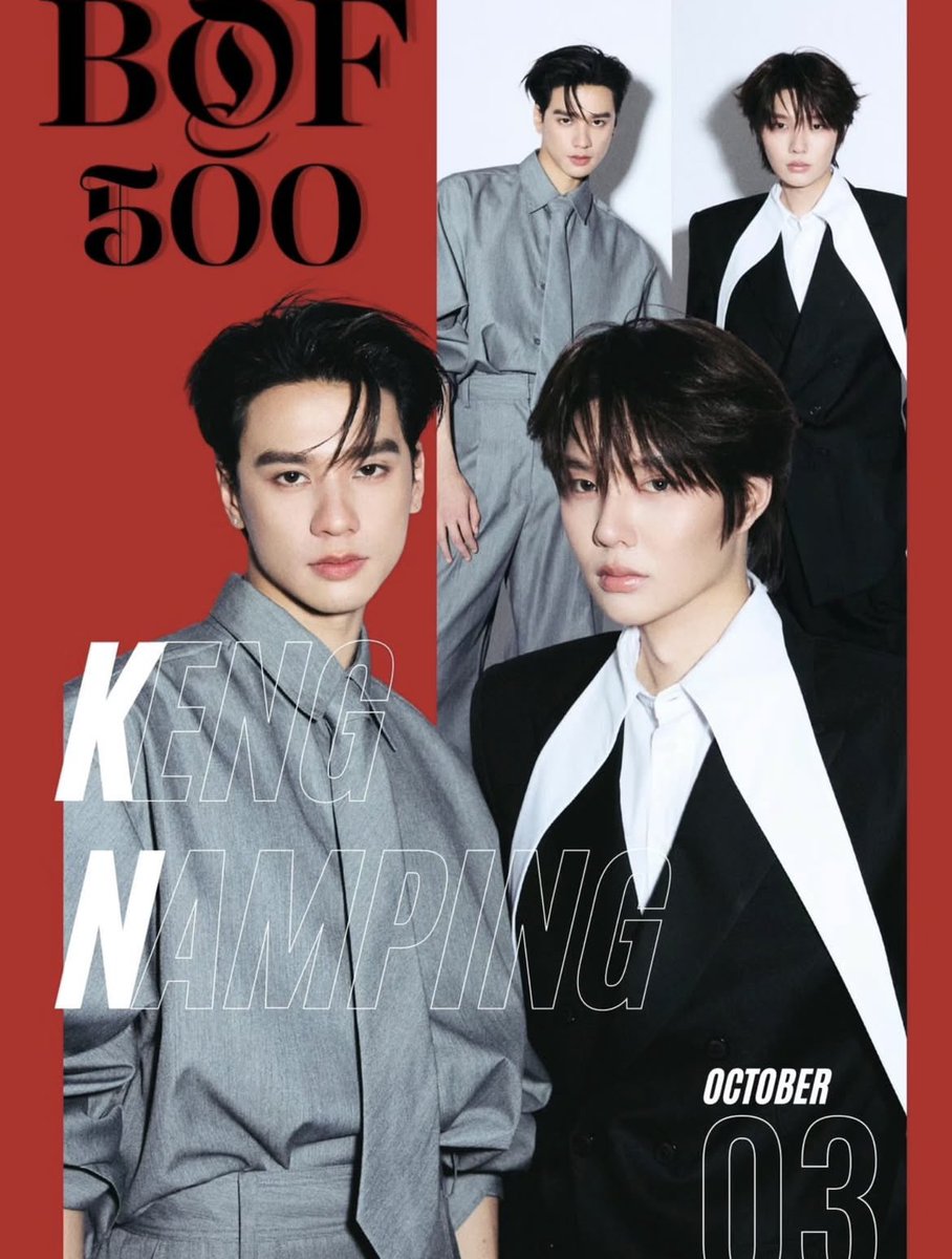 Ployanida's tweet photo. Legendary update, KengNamping officially enter the celebrated lineup of the BoF Gala.🙌🏻

#BoF500 #BoF #PFW #nampingster #KengHarit @bof @harit_keng @nampingster https://t.co/AEskp9bL4r