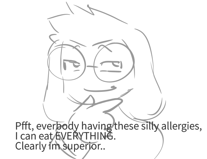 R0Nistired's tweet photo. Allergies (1/2) https://t.co/nwYaDj3URi