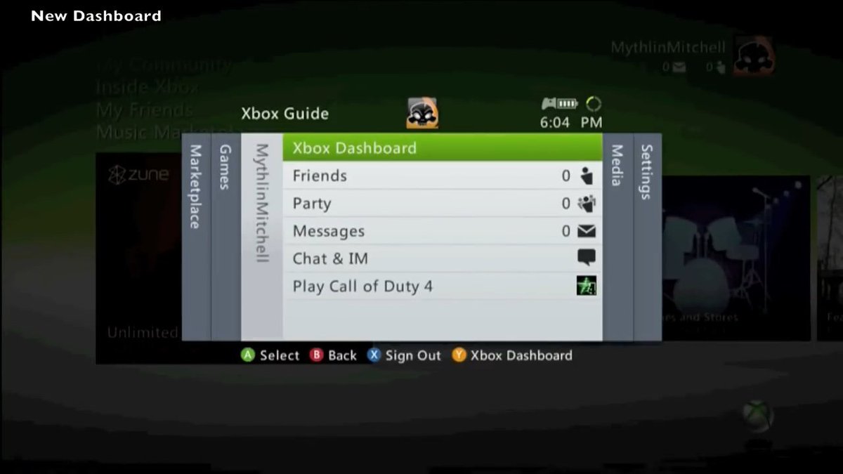 NostalgiaFolder's tweet photo. Xbox 360 dashboard https://t.co/ipZ9CYYnmI
