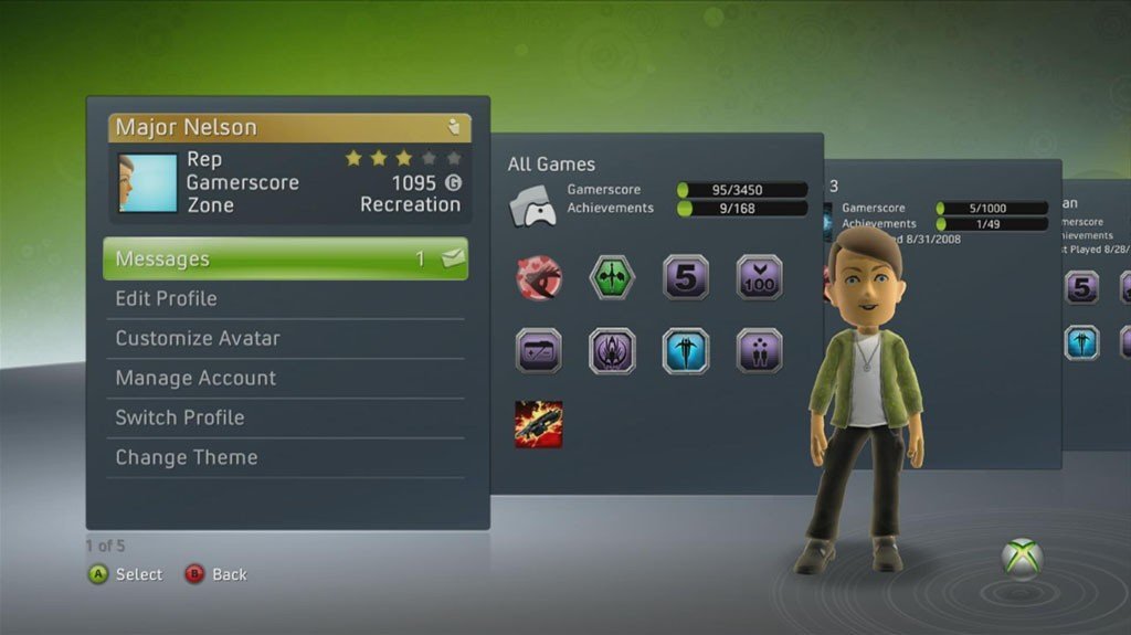 NostalgiaFolder's tweet photo. Xbox 360 dashboard https://t.co/ipZ9CYYnmI