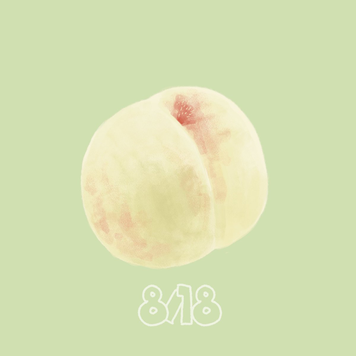kiuminooo's tweet photo. 8月18日_白桃_
#イラスト
#365日 https://t.co/hWt69QdUA6