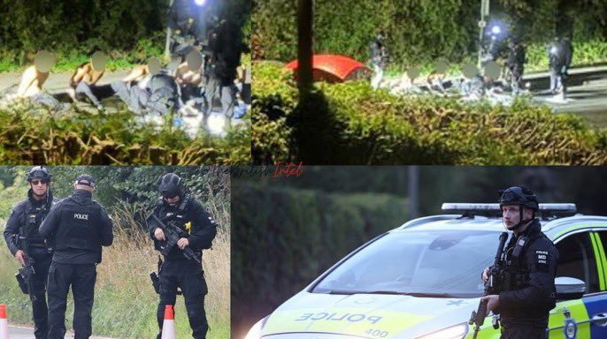 HannasWorldUK17's tweet photo. This whole RAF Fairfield incident has got me thinking…it won’t be a shock to know that I do not believe narratives spun by governments or the mainstream media…

Now, it’s been a few days/less than a week since Andy Burnham met President Trump in the US, and what IF Trump is actually helping our country behind the scenes and did actually lay down the law with Burnham about our illegal immigration situation. What if this is a false flag type situation that Trump has made sure happened/was allowed to play out in part, in order for these people that likely did actually arrive here in the UK in rubber dinghies, to be caught and this real and present danger we face to take the mainstream narrative?

That seems very plausible to me. What do you think?