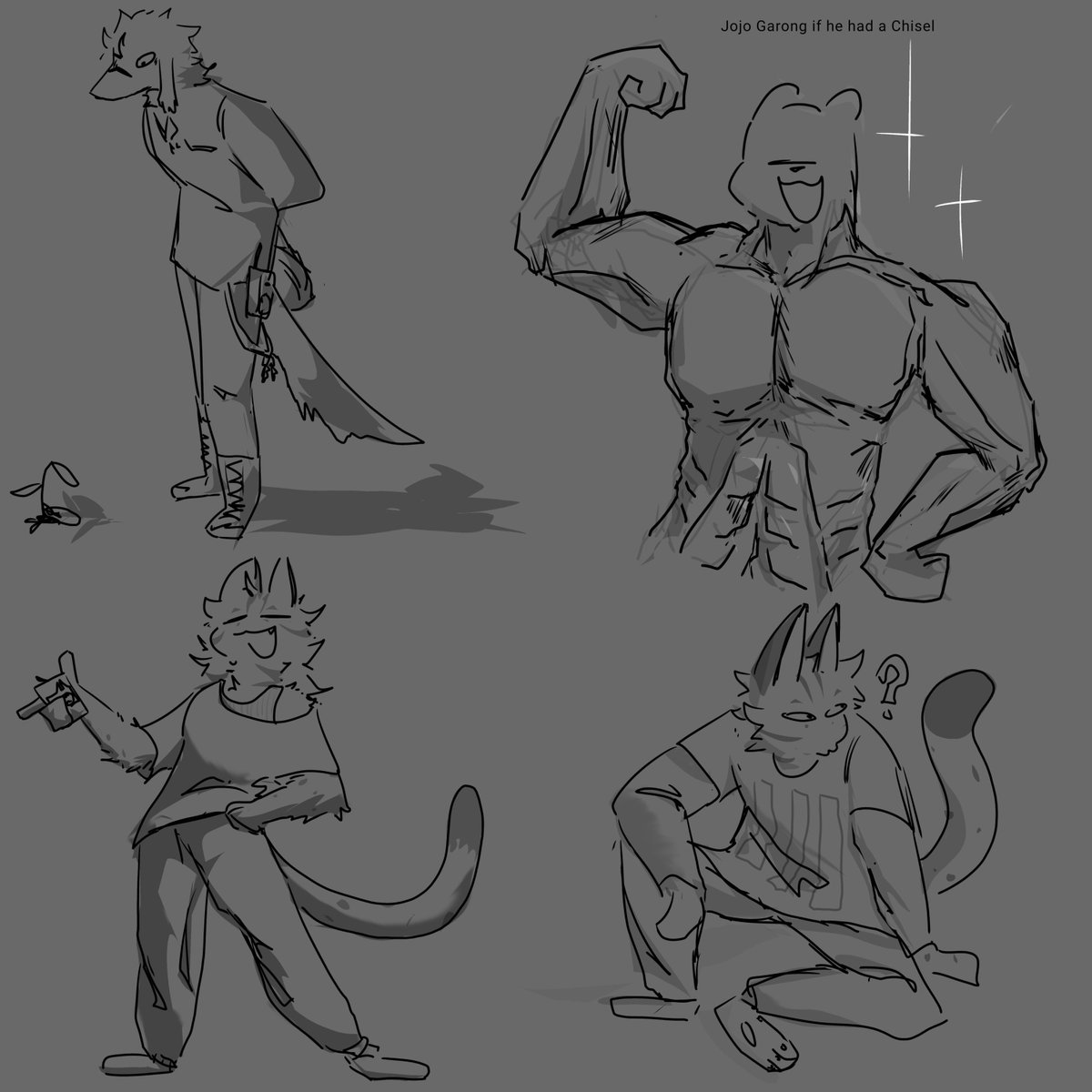 Bawwuu's tweet photo. Another old doodle with various characters and or OCs ive seen or know about 

#maumakanapa #labirhin https://t.co/haHoprvTkf