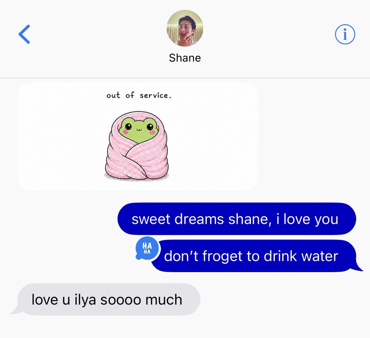 mintyhollander's tweet photo. #hollanov, shane is drunk and starts communicating with frog memes, ilya understands him completely https://t.co/VtQOekNpmU