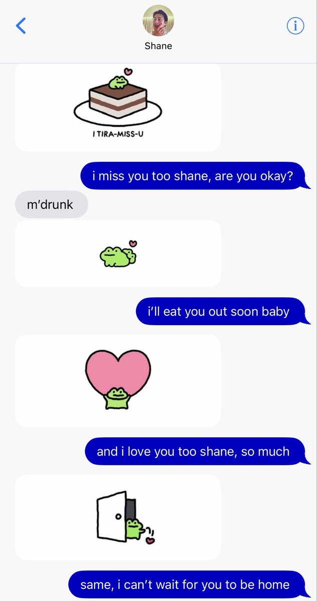 mintyhollander's tweet photo. #hollanov, shane is drunk and starts communicating with frog memes, ilya understands him completely https://t.co/VtQOekNpmU