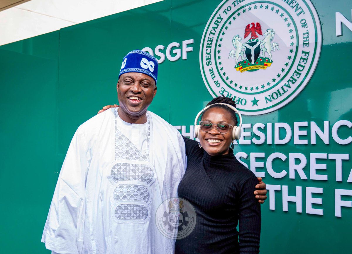 Alexcassy's tweet photo. My daddy, my daddy 💃🏼💃🏼💃🏼💃🏼The boss of bosses, the one who makes sure you are improving every time I cannot but admire your tenacity and your intelligence in dealing with issues some of basically see as hopeless. With you I have the assurance that the renewed hope agenda of Mr President @officialABAT will reach every nook and cranny of this country, I’ve seen how you took up the challenge when got to NBTI and how you have turned things around especially with the NextGen innovation challenge. 
Dr K.K Raji @KolawoleRaji4 I celebrate you today and always sir. Keep soaring higher and may God continue to bless you sir.