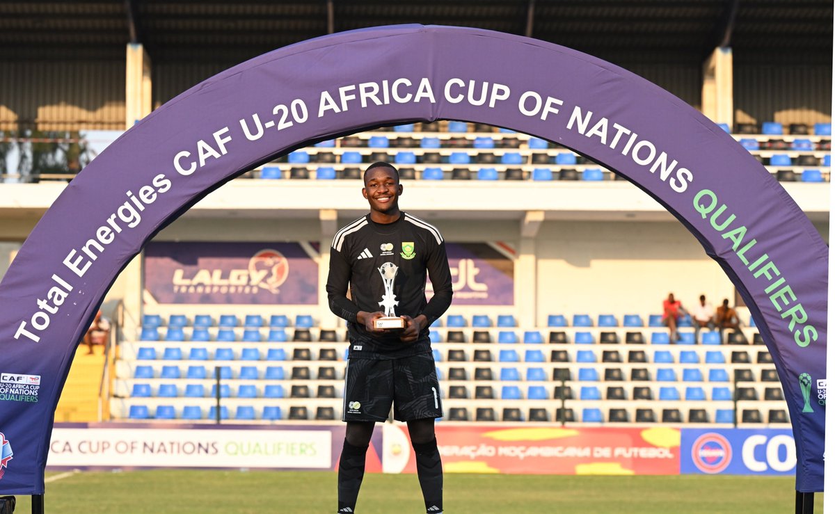 KaizerChiefs's tweet photo. Champions 🏆

Congratulations to the South African U20 Men’s National Team for winning the 2026 COSAFA U20 tournament! 

⚽️Top Goal Scorer: Steven Mendes
🧤Best Goalkeeper: Takalani Mazhamba

#KCYouth #Amakhosi4Life https://t.co/sfagmfDtUE