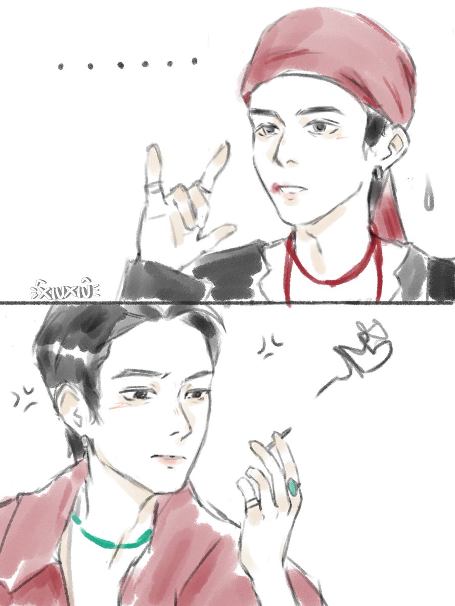 XuAnwwc's tweet photo. an unlucky guy..

#netsiraphop #fanart https://t.co/KE0VxLXs1v