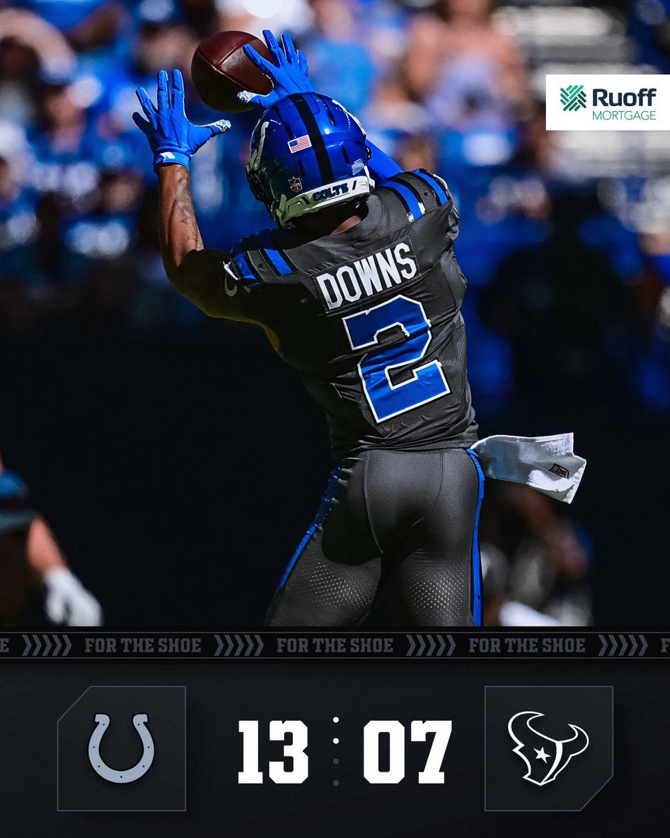 Colts's tweet photo. At the half. #ForTheShoe https://t.co/7nzyaFaqi4