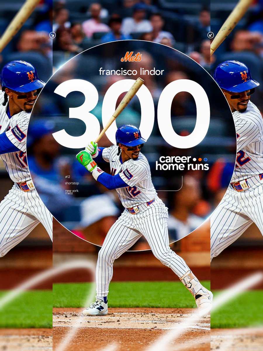 Mets's tweet photo. One of the greatest shortstops to play our game.

Congratulations, @Lindor12BC! 🤩 https://t.co/TEhZadK9Mk