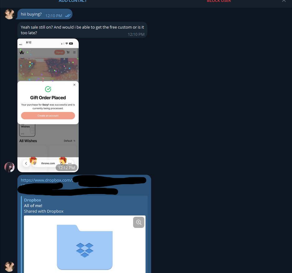 krystitoolusty's tweet photo. proof of sales + content! so please stop asking and dont be scared to buy!!! https://t.co/wI2waxVpXF